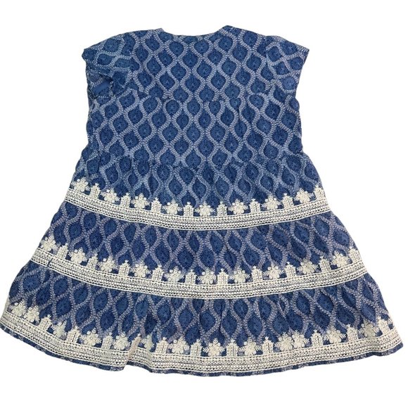 Roller Rabbit Blue and White Mini Dress - Picture 5 of 9